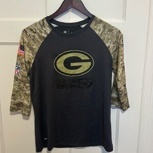 Nike Green Bay Packer Salute to Service tee
